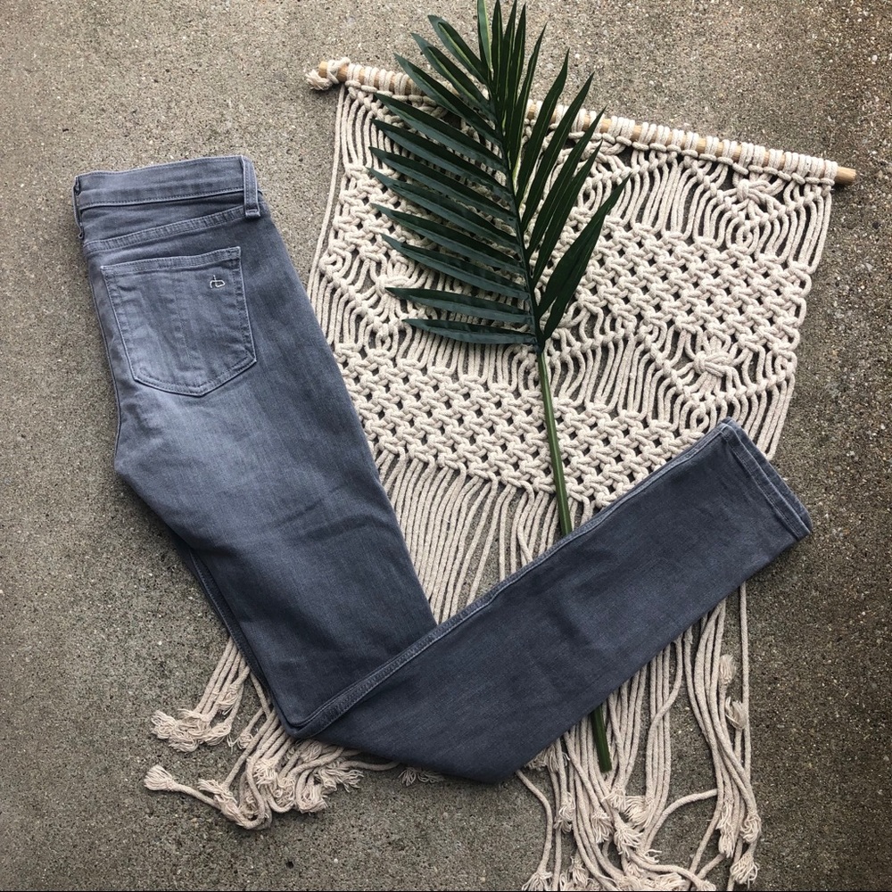 Rag & Bone Grey Skinny Jeans Size 25